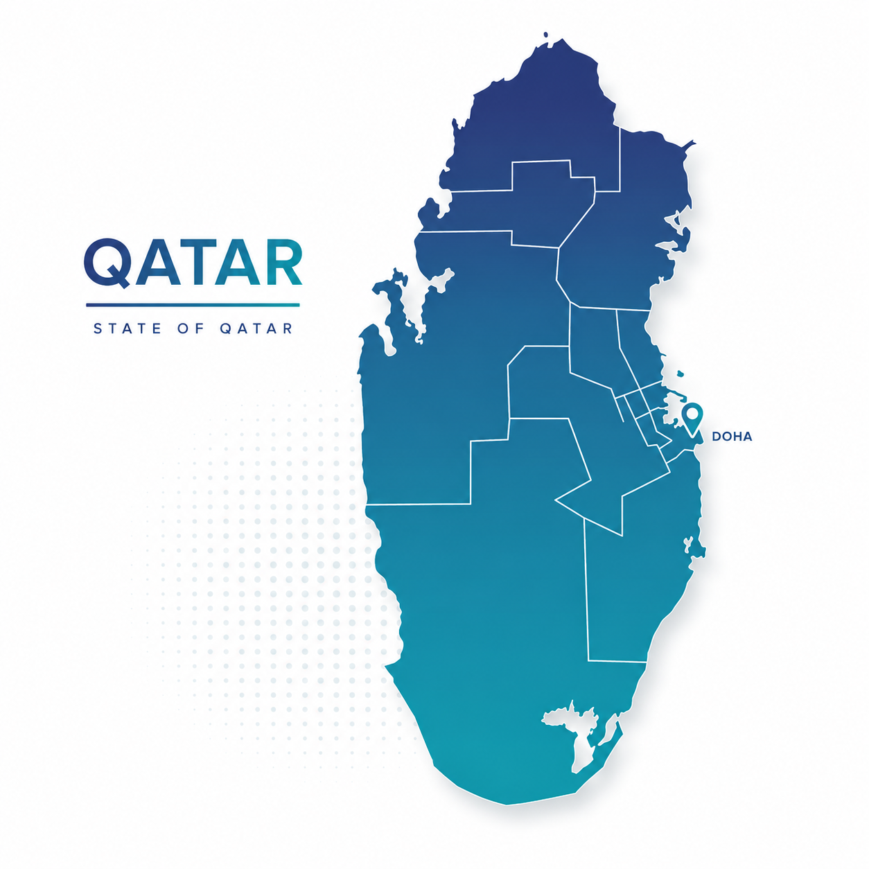 Qatar map